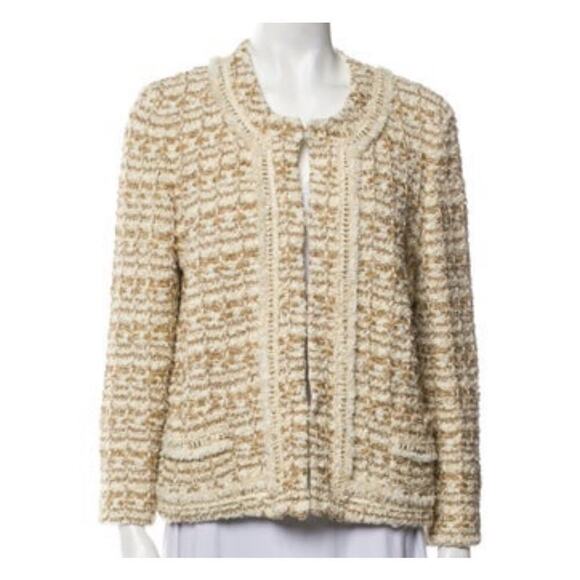 Vintage Salvatore Ferragamo tweed jacket - size L
